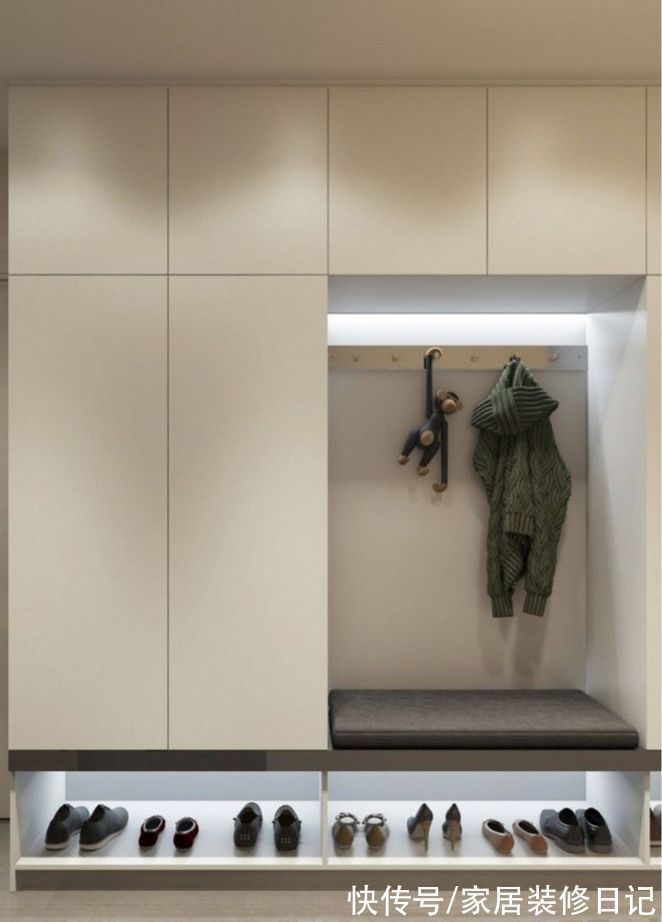 装修|第二次装修,在玄关做这些减少家务的设计,夫妻吵架次数少一半