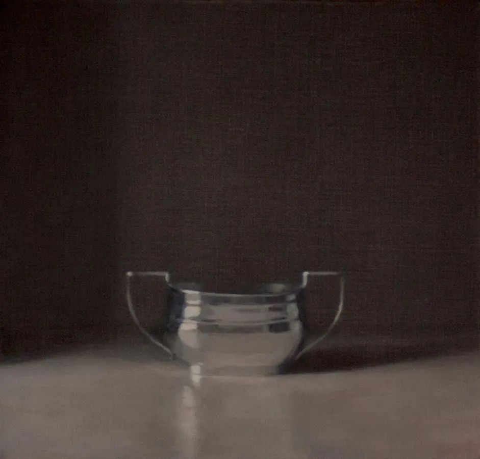 孤独感#柔和的光影和质感,她的静物画散发着一种孤独感!