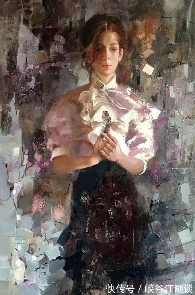 艾琳$天才美女画家笔下的性感生动与惊艳脱俗——艾琳·谢里的油画艺术