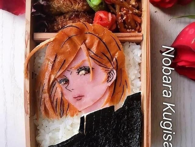 五条悟|日本主妇把便当做成咒术回战角色,简直神还原,五条悟帅到不忍吃