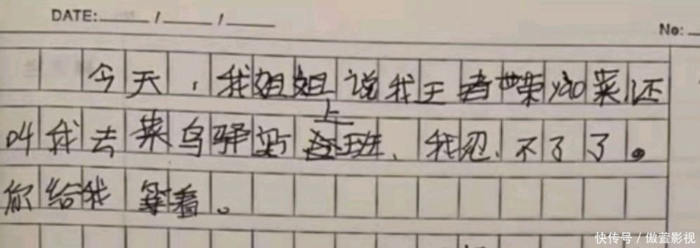 安徽一位姐姐发现弟弟暗藏的“记仇本”,上面写着“我忍了”