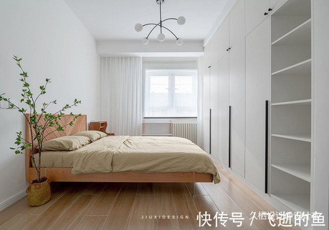 水磨石砖|25㎡原木+白打造超多收纳的MUJI风