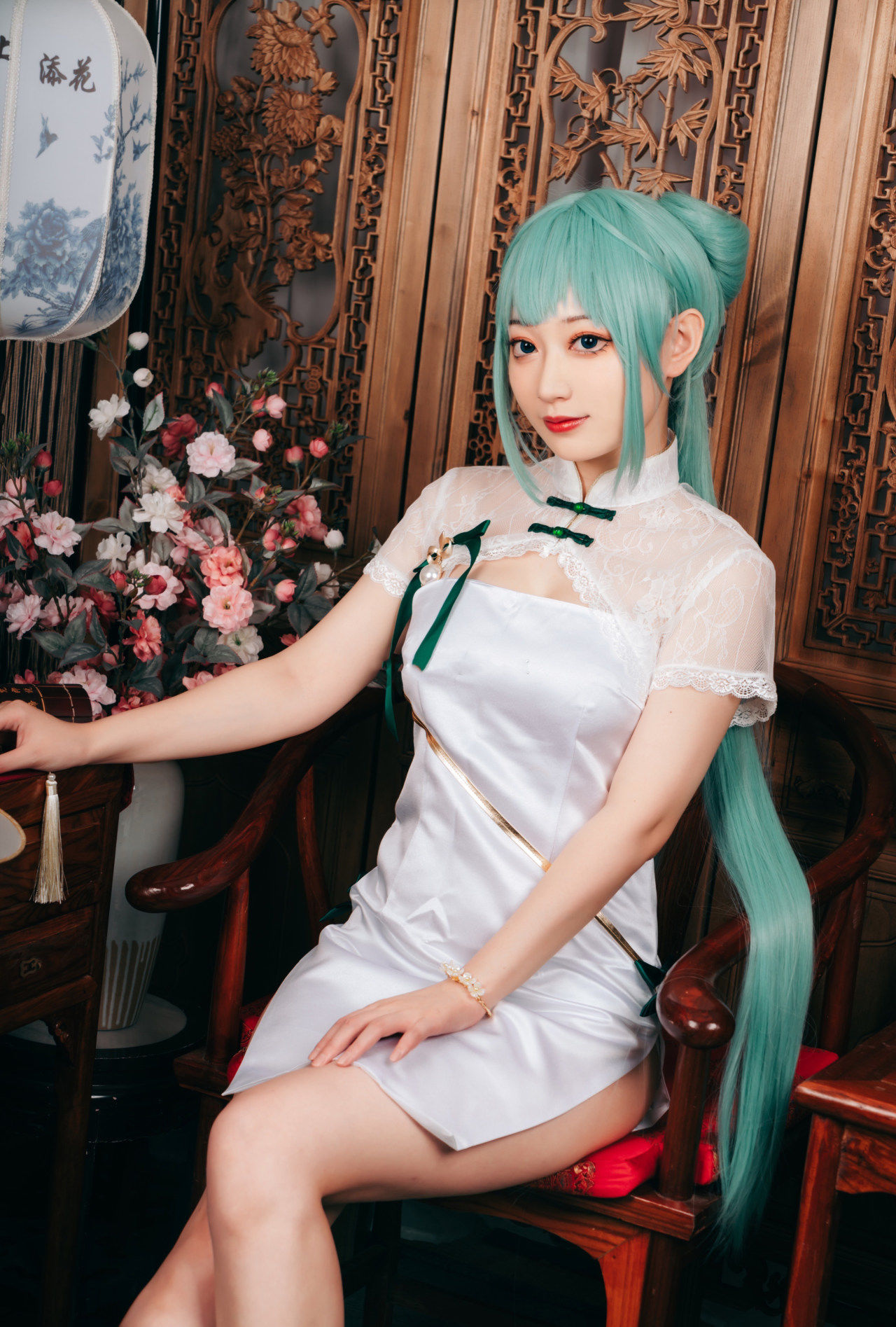 cospl初音韶华cosplay