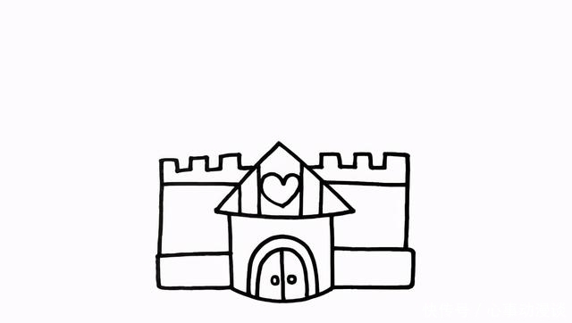 教给|城堡怎么画?美丽的简笔画城堡教程教给你,你会发现原来很简单