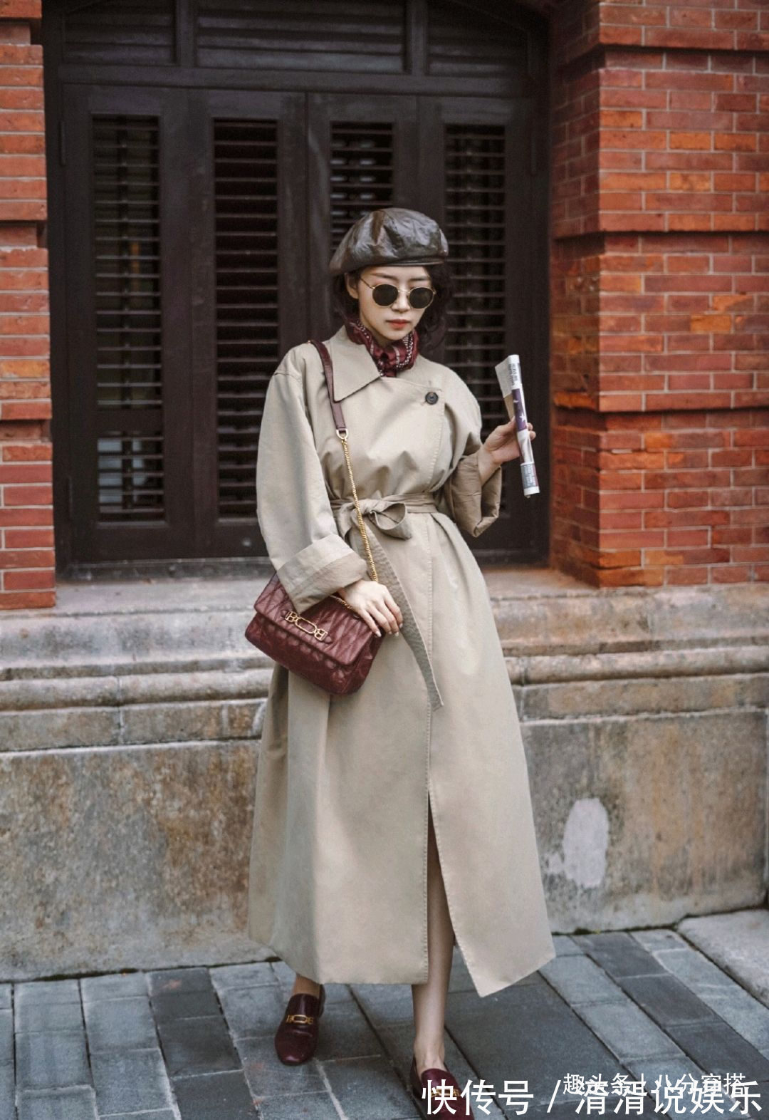风衣|秋季风衣穿搭有讲究,看看三木的高级感穿搭,细节处处透着精致感