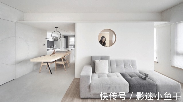 玄关|56㎡小宅，两房变三房，半平米不浪费，一家四口人住太舒服了！