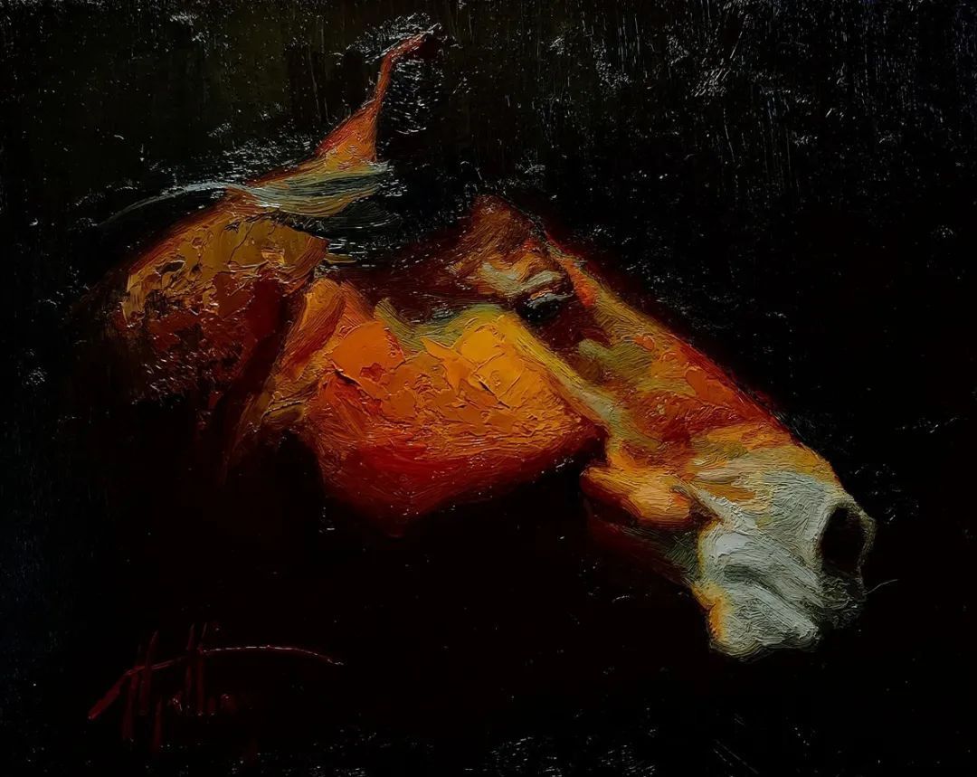 画家|美国90后美女画家,画马堪称一绝!