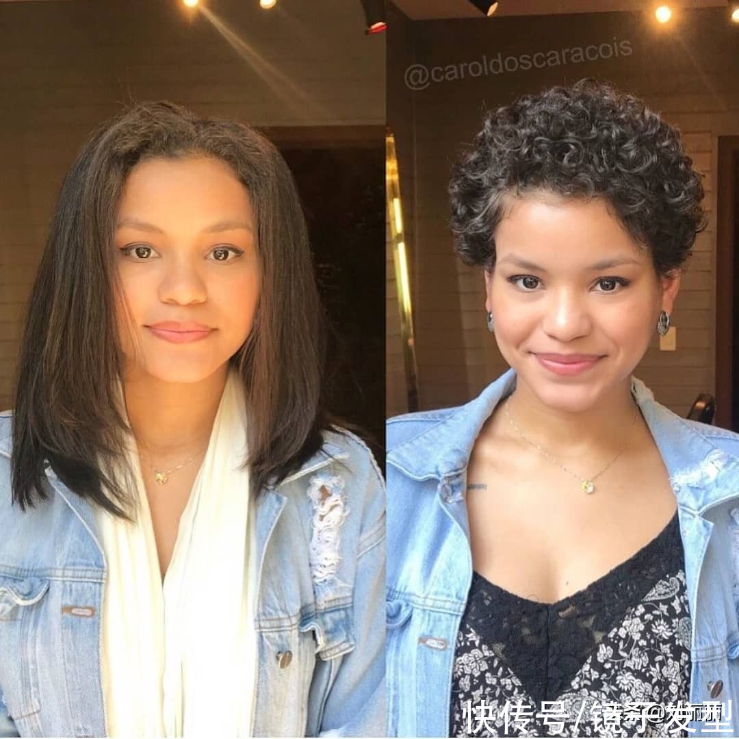 美女|换发型就像换脸，看看这17位美女发型前后对比，让你收获良多