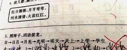 小学生偷懒写的作业，家长笑不停，老师：看后颠覆三观