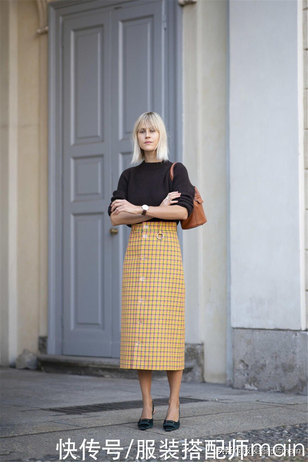 显瘦不挑人，春天的上班装，怎么能没有直筒裙