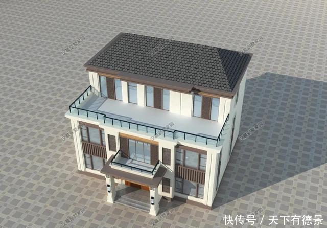 布置|新中式别墅经久耐看有韵味，二层三层设计挑空客厅美观又大气