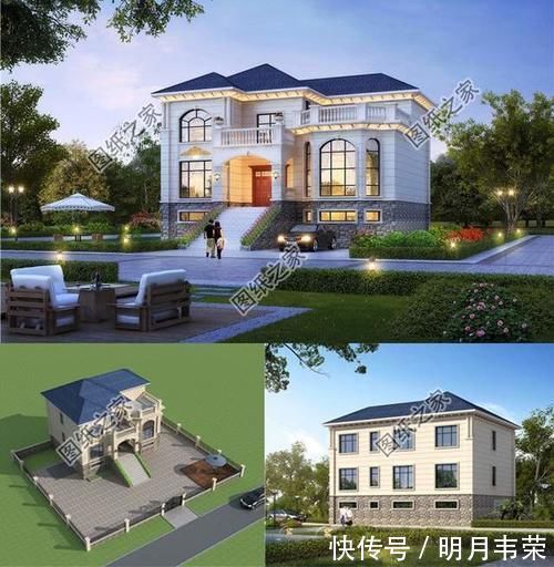 真石漆|10套现代新款二层自建房，2021年开头选一个，年尾就能住
