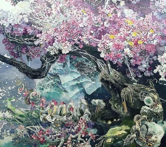 幅画!一幅画画了3年,细到要用放大镜,他把钢笔画玩到了极致