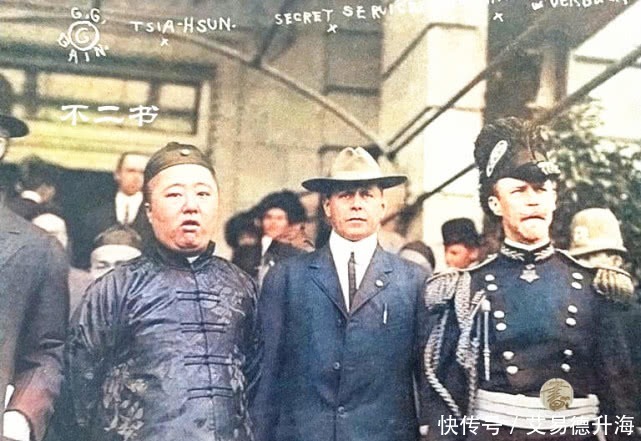 皇室|老照片:清末皇室成员出访国外的景象,买枪炮购军舰受热情接待