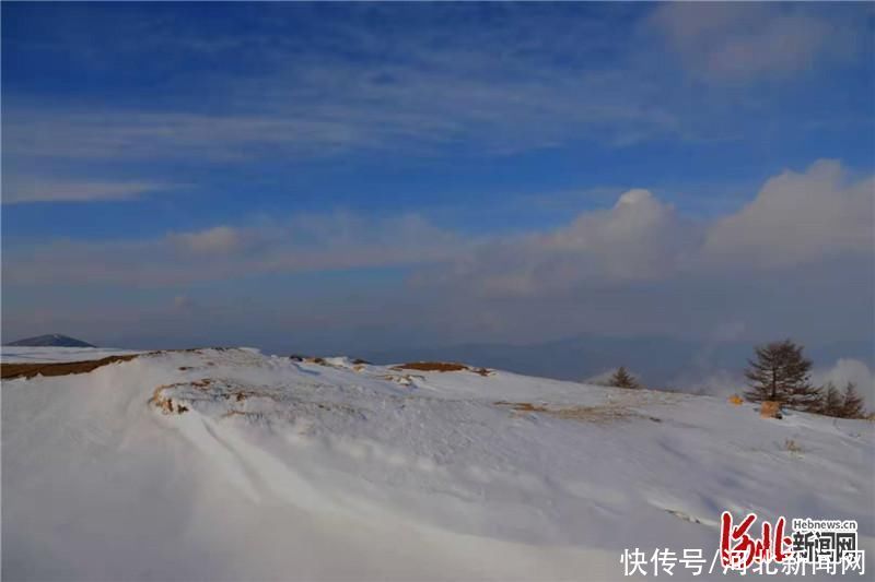 景观|美翻了！河北平山驼梁现雪后云海景观