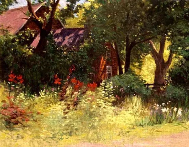 油画#加拿大画家Lili Anne Laurin的风景油画,在形色光影中倾洒出绝美风景