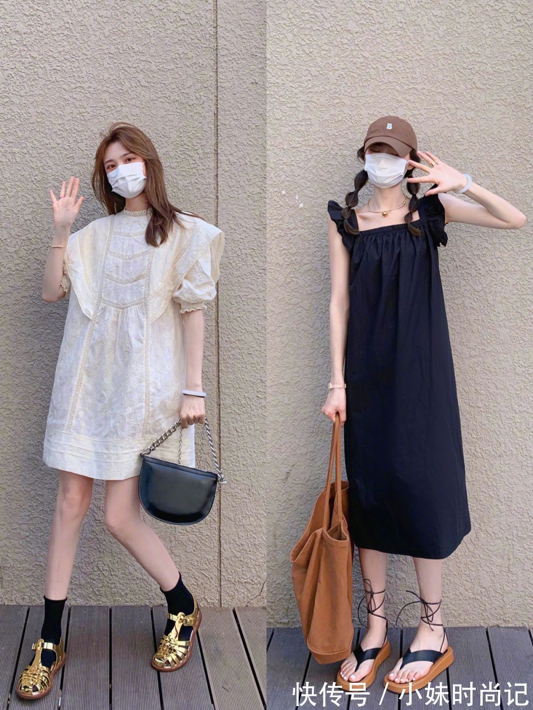 黑白|女人30岁后穿衣拒绝老气,学这位博主的减龄穿搭,清爽随性又时髦