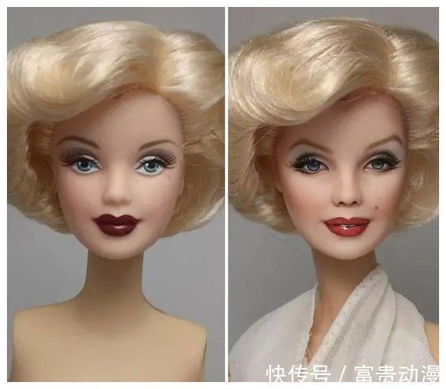 修改|现在流行重新绘制手办?芭比手办经过“翻修”,宛如真人