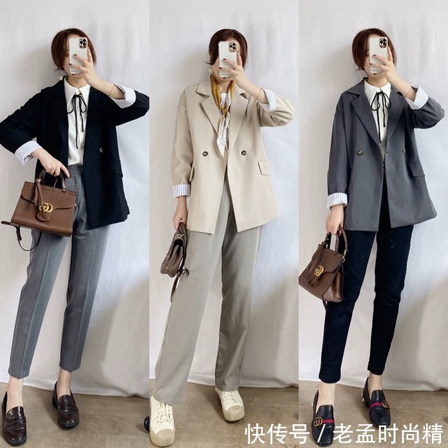 西装裤|日常穿搭没头绪?试试这些温柔优雅的日常穿搭吧,洋气时髦显气质