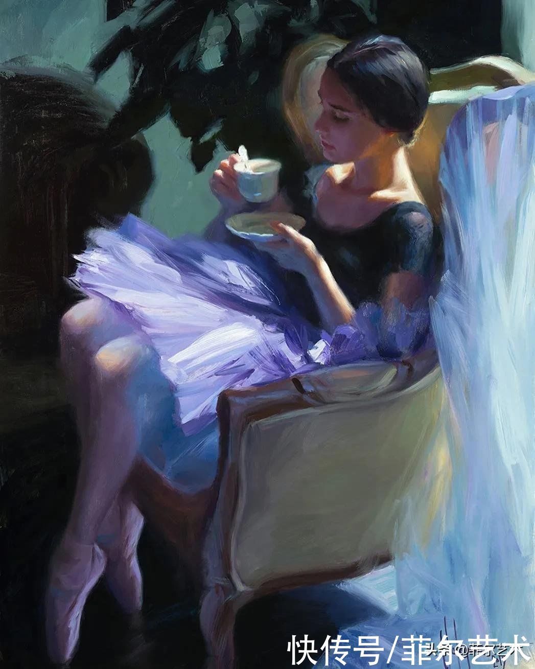 弗拉基米尔&俄罗斯画家弗拉基米尔人体油画里的美女,美得让人难忘