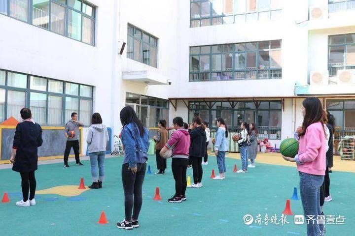 运球|广饶县康居幼儿园组织开展篮球培训活动