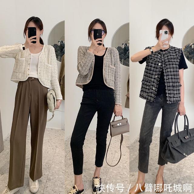 阔腿裤|40岁女人,建议远离“牛仔裤”,初秋这么穿,洋气又减龄