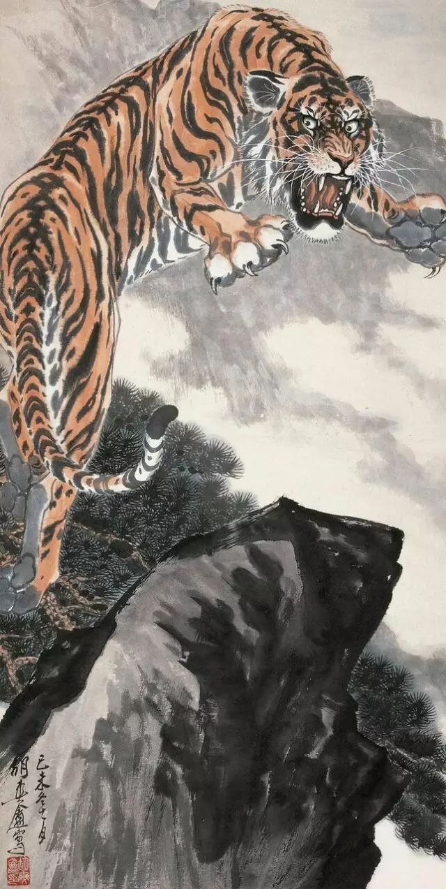 胡爽庵|“被埋没的画虎大师”胡爽庵 作品欣赏