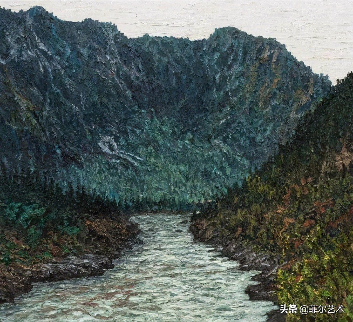 风景|加拿大画家马特·巴恩具象风景油画，笔触厚重流畅，美