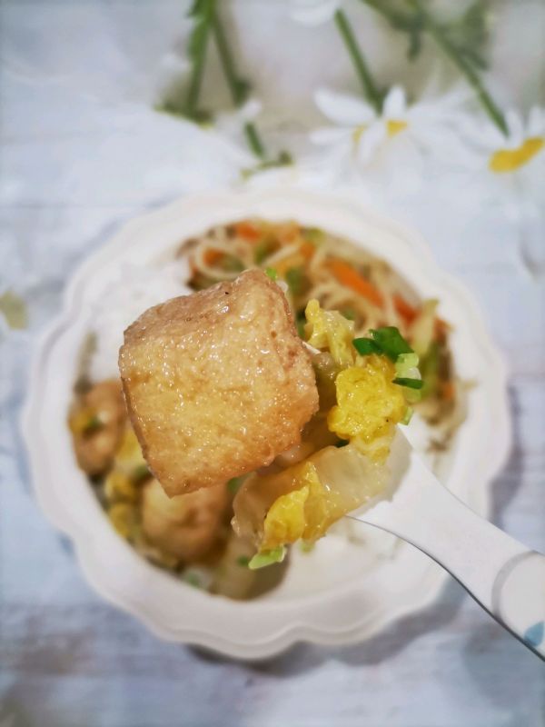 娃娃菜|娃娃菜炒油豆腐