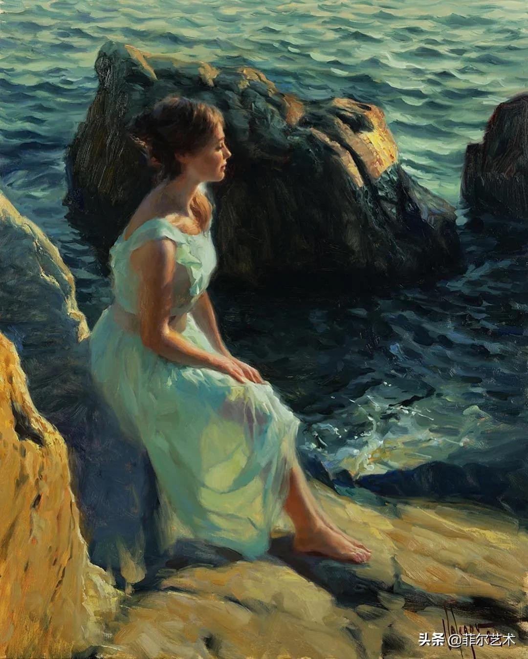 哈巴罗夫斯克&犹如花朵绽放,美得让人难忘~俄罗斯画家人物油画作品欣赏