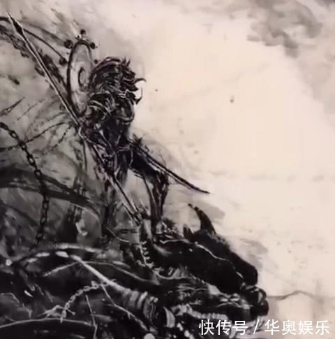 画作@美术生画“一张不能近看的画”,当镜头接近时,网友:细节魔鬼