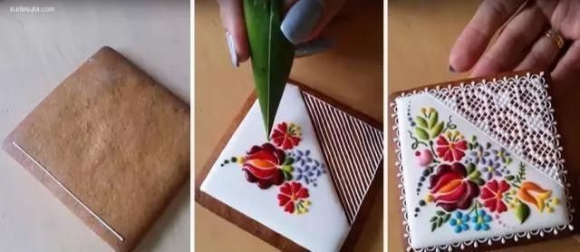 做出|一双巧手,做出童话般的翻糖饼干,看完你会舍不得吃网友称太美