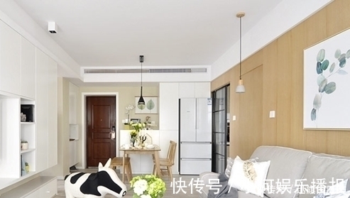 房子|这个家96平装修很简约,可一进屋就被迷住,这些设计亮点很实用