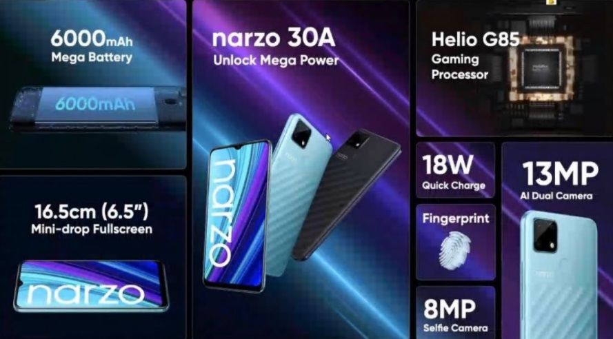 继任者|realme Narzo 50A 手机通过两项认证，为 Narzo 30A 继任者