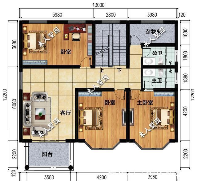 别墅|大门不一定要在正中间，农村13米宽的别墅，这样建不是笑话