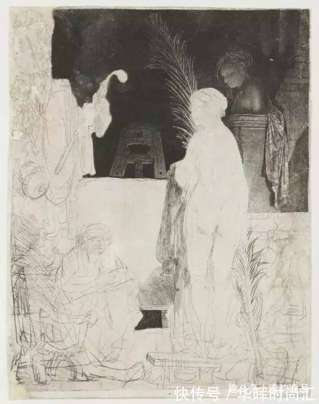 绘画史!欧洲17世纪最伟大的画家之一,伦勃朗素描作品欣赏