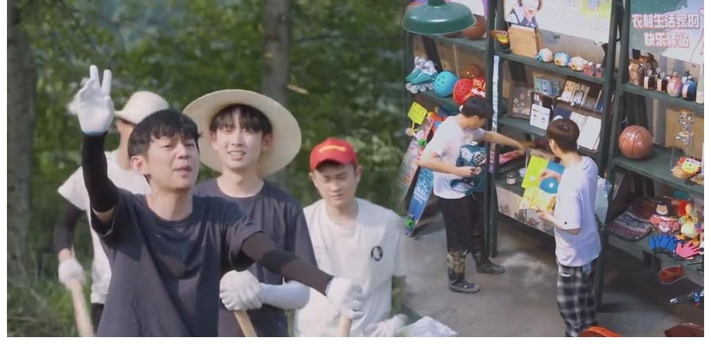 張藝興|何炅請(qǐng)來種樹幫手，51顆樹被輕松拿下，張藝興猖狂洗劫倉(cāng)庫(kù)