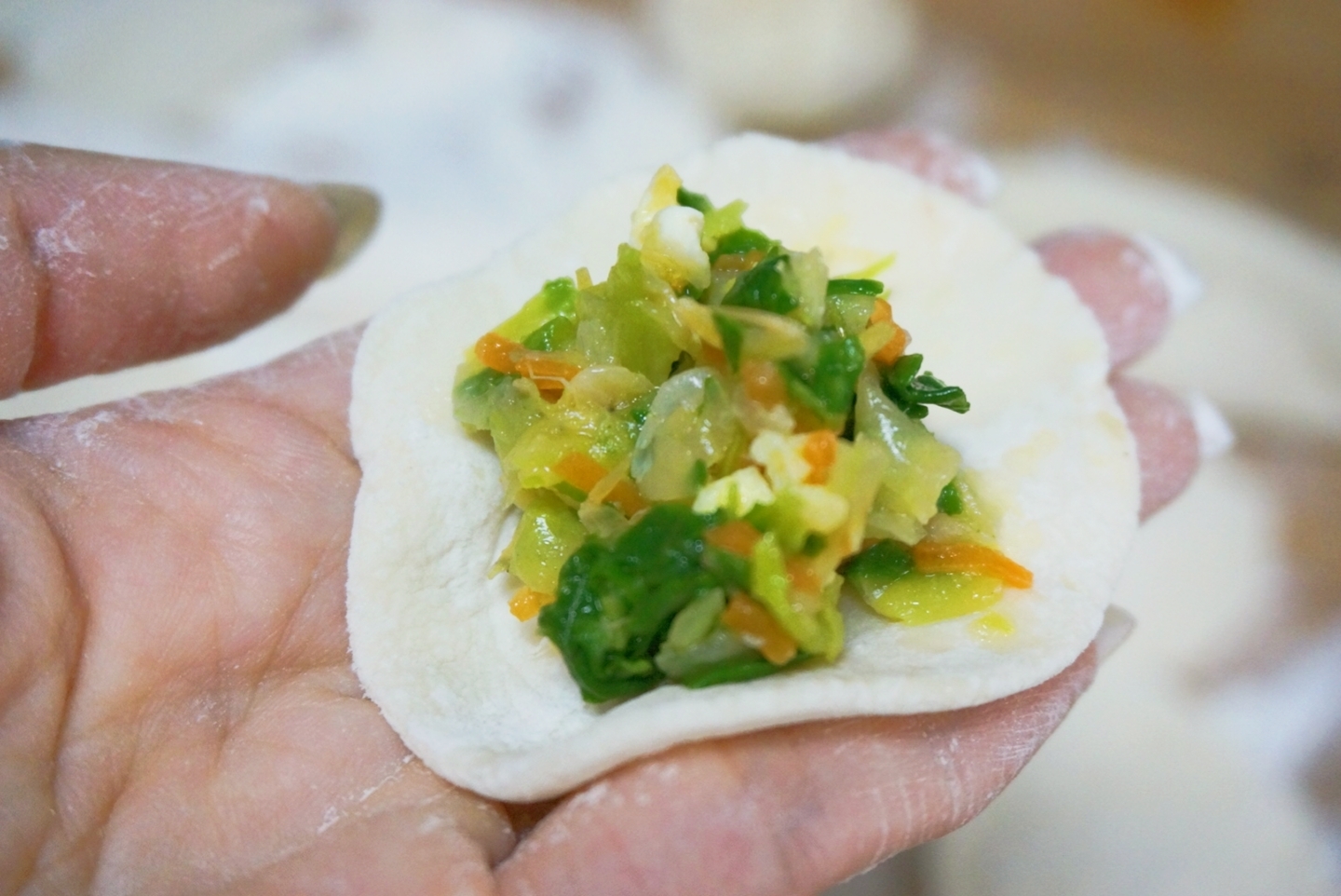 不吃|冬天常吃饺子,不吃猪肉改吃素,两种蔬菜最适合,营养丰富,好吃