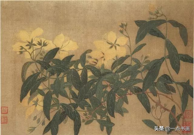 宋元诸|恽寿平《花卉图册》：有情感，有灵气
