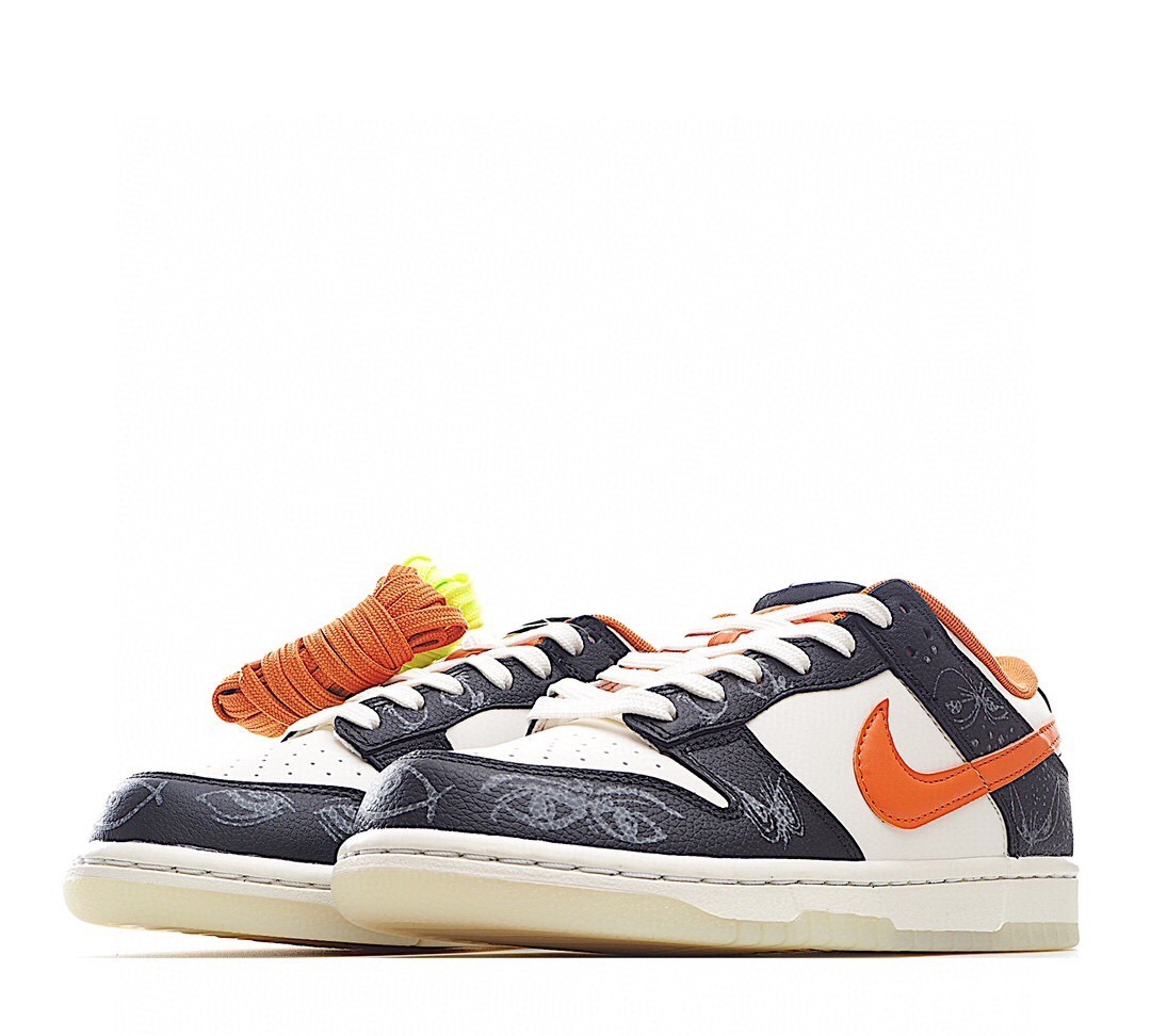 nike|Nike Dunk SB Low 万圣节 黑白橙 夜光