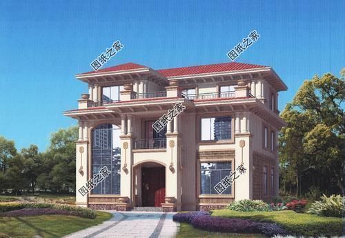实用|农村最漂亮的三层别墅图片,大气又实用,第三套最洋气