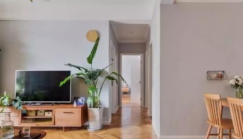 温莎床|88㎡清新北欧3室2厅,小房子是植物天堂,小日子就该清新又温暖