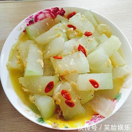 大葱|2块钱的冬瓜，加1把虾皮，5分钟就能做出这道菜，鲜香美味又下饭