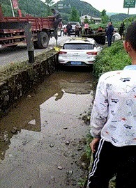 |搞笑GIF趣图:现在好了,全村人都知道我买车了