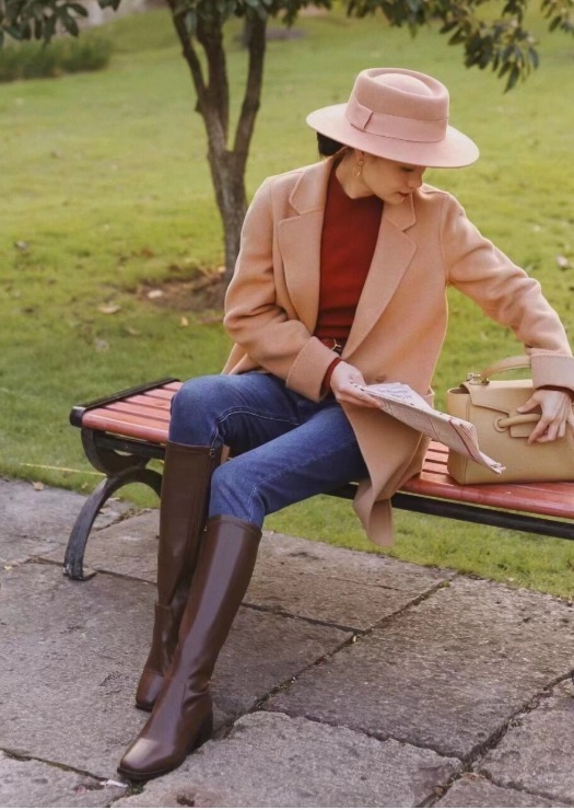 棕色 入冬第一件单品,怎么少的了“毛呢外套”?气质女人都有了