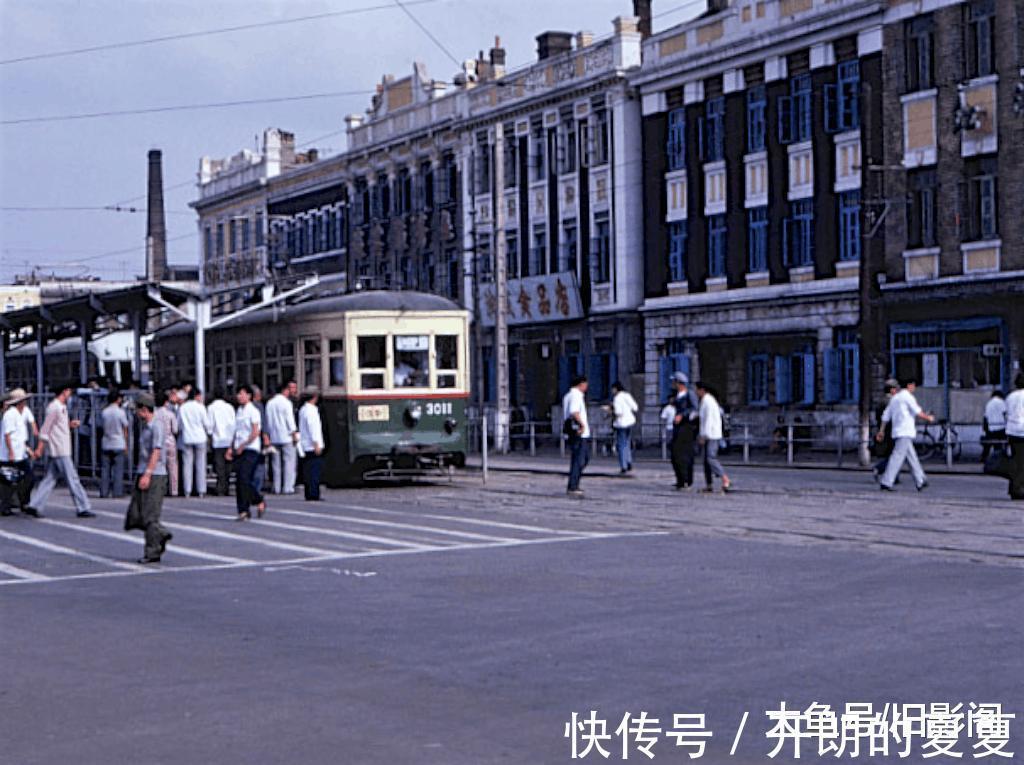 有轨电车|老照片 有轨电车长期存在的城市, 大连1983年