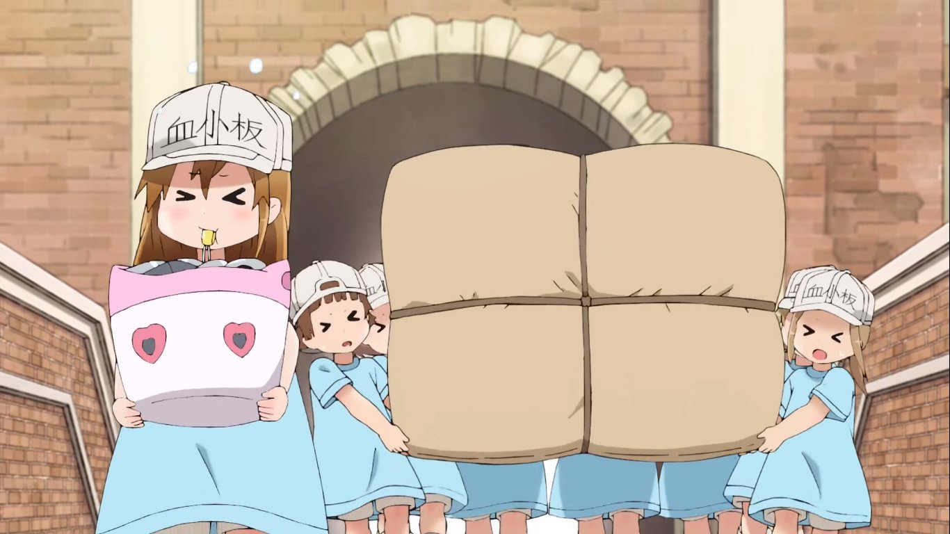 两种画风，双份可爱，《工作细胞》中的血小板你更喜欢哪一位？