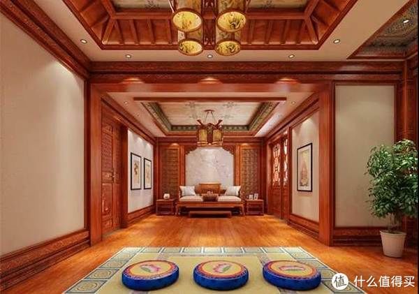 中式|见过了世界,才懂中式风最美,215㎡红木别墅,入户诗情又画意