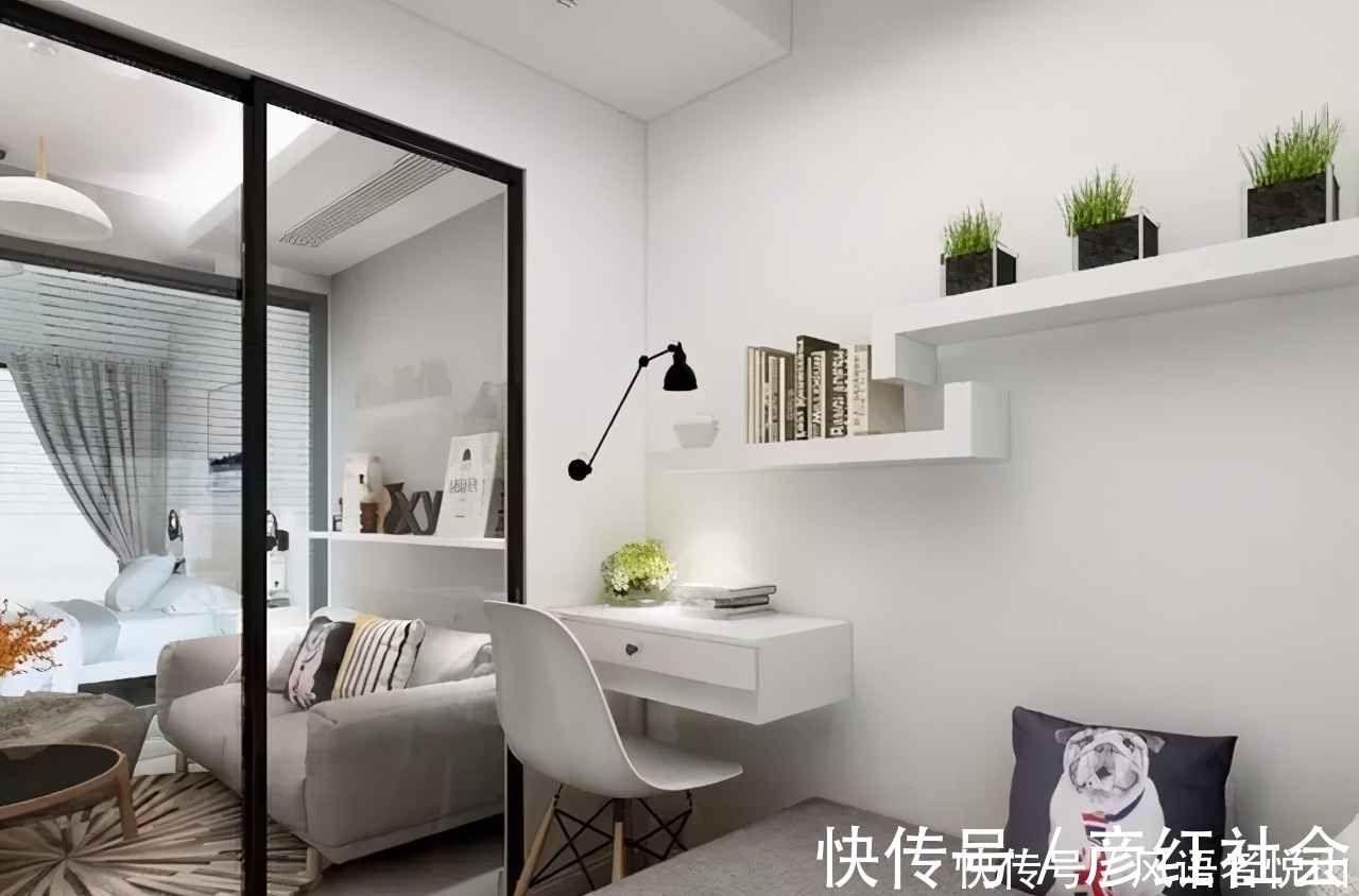 小户型|36㎡两房两厅的小房,还有衣帽间,看完她家的设计我家也有救了!