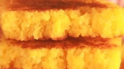 家里有玉米面一定要学做它,不用烤箱,咬一口直掉渣,太香了